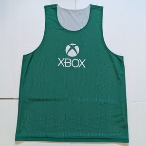 Microsoft Xbox 360 Reversible Basketball Jersey. mens XXL. Used. 360 Green